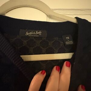 Scotch & Soda Dark Blue Men’s Sweater